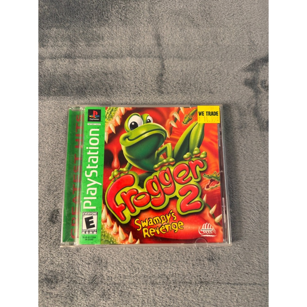 Frogger 2 Swampys Revenge Sony PlayStation 1 PS1 Greatest Hits Game CIB